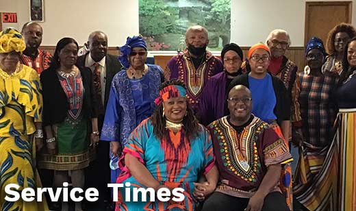 church members in african attire